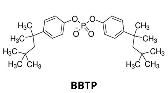 Chemical formula of BBTP