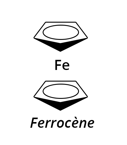 Formule chimique du ferrocène