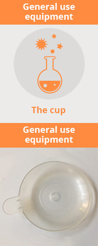 Equipment for general use : the cup