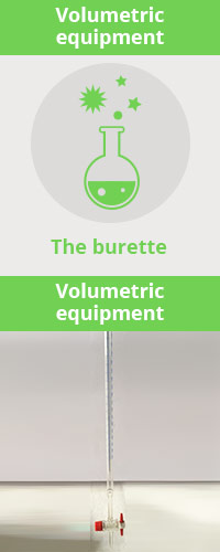 Volumetric equipment: burette