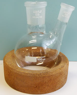 Picture of a cork balloon holder