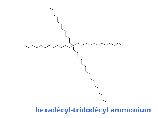 formule chimique du nitrate d’hexadécyl-tridodécyl ammonium