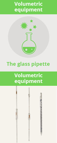 Volumetric equipment: the glass pipette