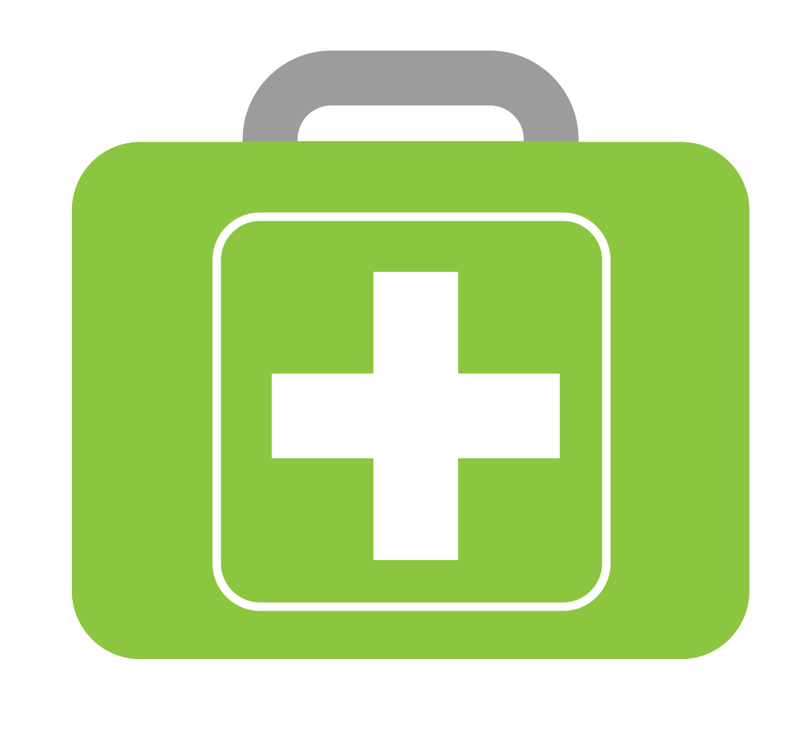 Illustration of a first aid kit